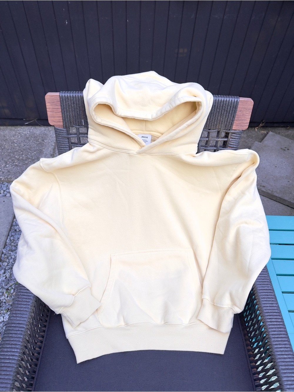 Butter Yellow Pullover Hoodie in colour Lemon Whip